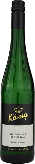 2023 Rüdesheimer Klosterlay Riesling Spätlese lieblich - Weingut Klaus u. Ursula König GbR