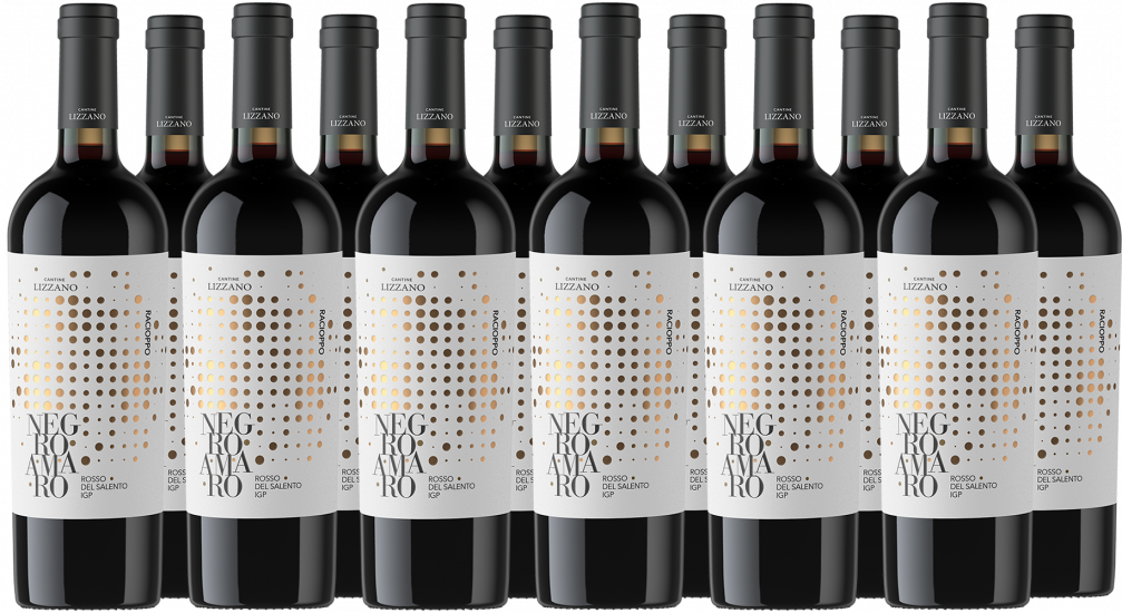 6+6 Paket Racioppo Negroamaro Salento IGP - Cantine Lizzano