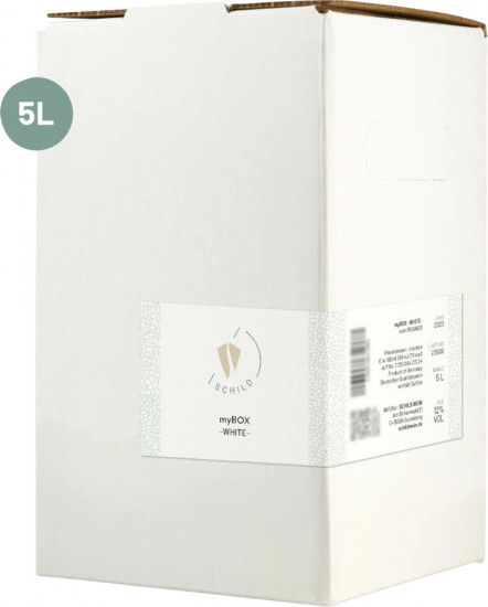 2023 myBOX -WHITE- Rivaner (Bag-in-Box BiB) trocken 5,0 L - SCHILD.WEIN