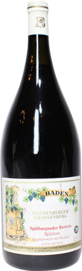 1990 Spätburgunder Rotwein Spätlese tr. süß 1,5 L - Weingut Iselin