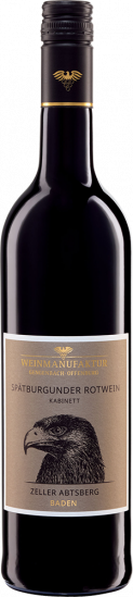 2023 Zeller Abtsberg Spätburgunder Rotwein Kabinett halbtrocken - Weinmanufaktur Gengenbach