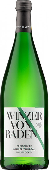 Müller-Thurgau Freischütz halbtrocken 1,0 L - Winzer von Baden