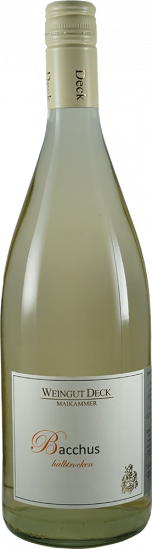 2025 Bacchus halbtrocken 1,0 L - Weingut Deck