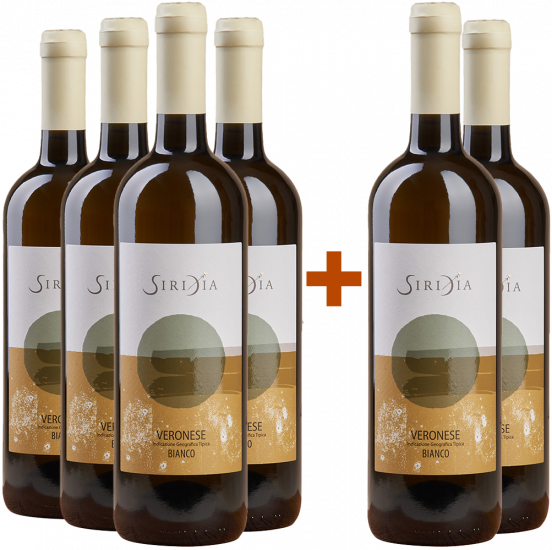 4+2 Paket Siridia Bianco Verona IGP - Siridia