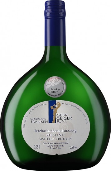 2015 Riesling Spätlese Retzbacher Benediktusberg trocken - Weingut Gebr. Geiger jun.