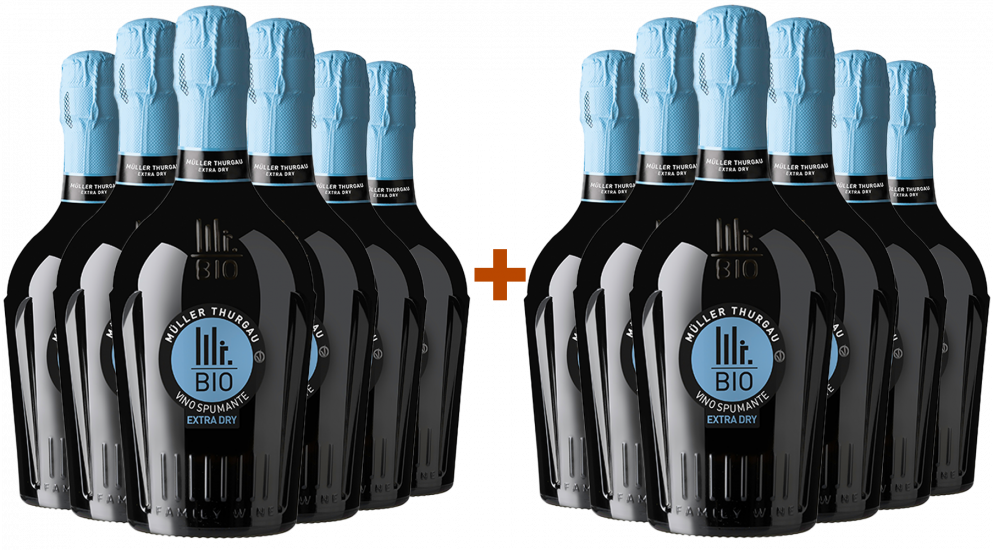 6+6 Paket Spumante Müller Thurgau - Mister Bio Wine