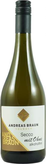 SECCO mit Ohne alkoholfrei mild - Weingut Andreas Braun