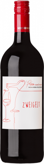 2023 Blauer Zweigelt Qualitätswein trocken 1,0 L - Wein Werk Polsterer