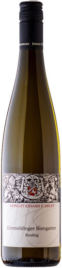 2025 Gimmeldinger Biengarten Riesling (bio DE-Öko-039) feinherb - Weingut Johann F. Ohler