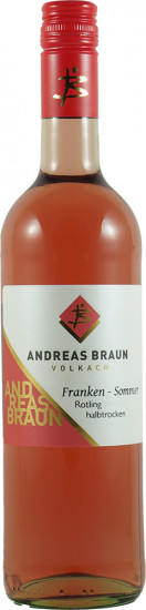 2025 Franken Sommer, Rotling fruchtig halbtrocken - Weingut Andreas Braun