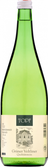 Weingut Topf Grüner Veltiner trocken 1,0 L - Weingut Johann Topf
