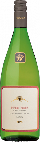 2022 Pinot Noir Blanc de Noirs Dt. QW *QW* trocken 1,0 L - Winzergenossenschaft Königschaffhausen-Kiechlinsbergen