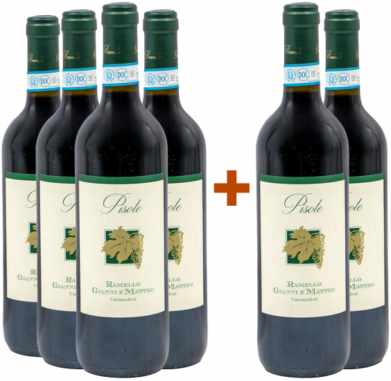 4+2 Pisote Dolcetto d'Alba DOC - Ramello Gianni & Matteo