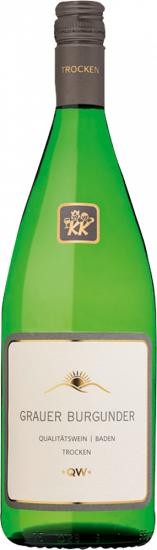 2024 Grauer Burgunder Dt. QW *QW* trocken 1,0 L - Winzergenossenschaft Königschaffhausen-Kiechlinsbergen