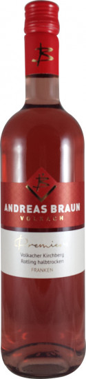 2024 Volkacher Kirchberg Premiere Rotling halbtrocken - Weingut Andreas Braun