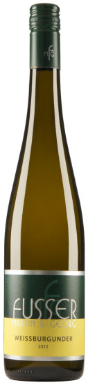 2012 Weißer Burgunder trocken // Weingut Martin & Georg Fusser - WINE CHANGES