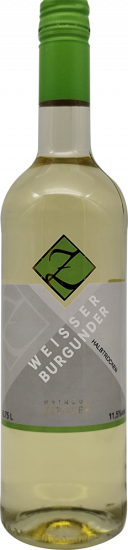 2024 Weißer Burgunder halbtrocken - Weingut Ziegler