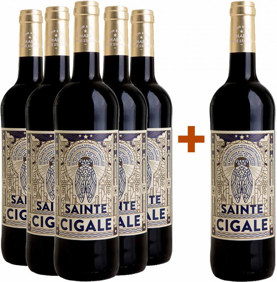 5+1 Paket Sainte Cigale Rouge - Sainte Cigale by Mars Wine Station