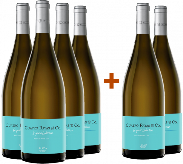 Pack descuento 4+2 Cuatro Rayas #Co Organic Rueda DO BIO Bio - Cuatro Rayas