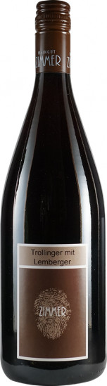 2023 Trollinger mit Lemberger halbtrocken Bio 1,0 L - Weingut Zimmer