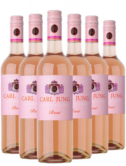 Rosé Entalkoholisierter Wein (6 Flaschen) - Carl Jung