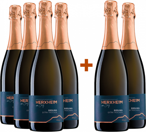 4+2 Riesling Sekt extra trocken - Winzergenossenschaft Herxheim am Berg