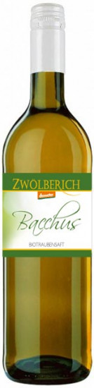 2019 Bacchus Traubensaft Weiß Bio 0,735 L - Weingut Im Zwölberich