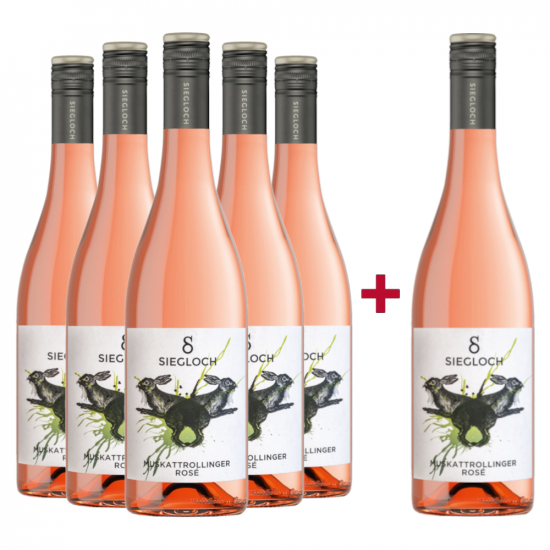 5+1 Paket Muskattrollinger Rosé - Weingut Siegloch