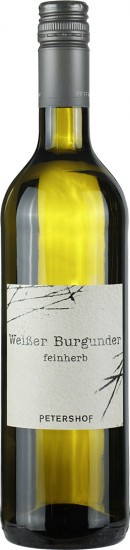 2019 Weißer Burgunder feinherb - Weingut Petershof