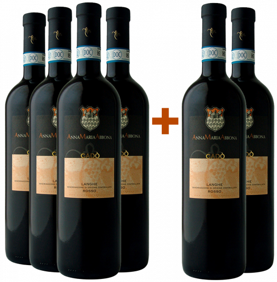 4+2 Paket Cado' Langhe Rosso DOC - Anna Maria Abbona