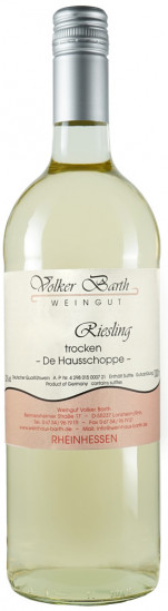 2024 Riesling trocken 1,0 L - Weingut Volker Barth