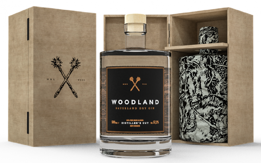  Woodland Sauerland Dry Gin Distillers Cut (0,5 L) -  Sauerland Distillers