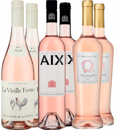 Frankreich Rosé-Paket