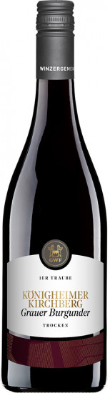 2022 Königheimer Kirchberg Grauer Burgunder PREMIUM 1er Traube trocken - Winzergemeinschaft Franken eG
