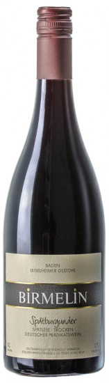 2016 Leiselheimer Gestühl Spätburgunder Premium Spätlese trocken - Weingut Birmelin