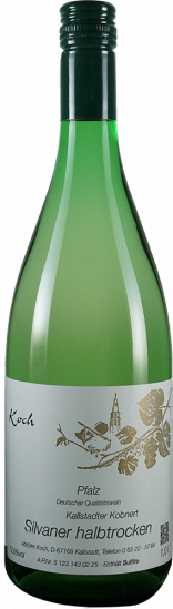 2024 Kallstadter Kobnert Silvaner halbtrocken 1,0 L - Weingut Koch