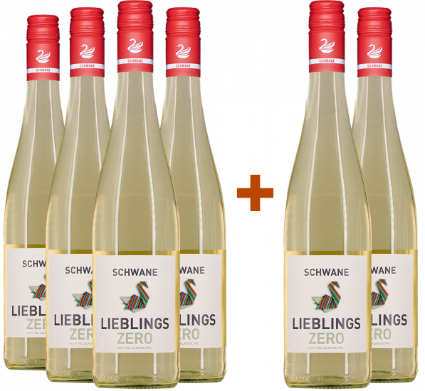 4+2 Paket Lieblingszero Entalkoholisierter Wein - Weingut Zur Schwane