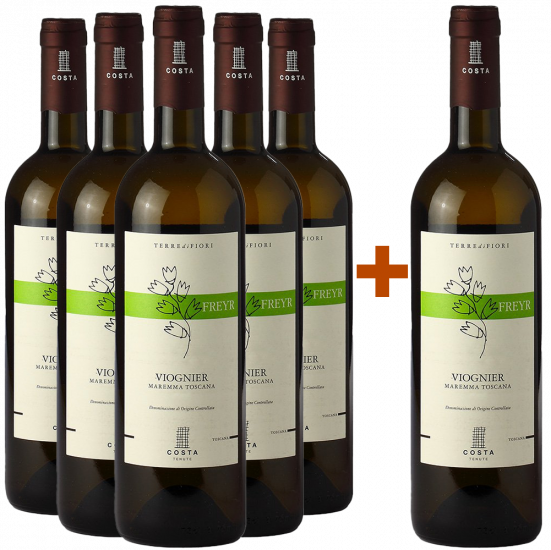 5+1 Paket Terredifiori Freyer Viongnier Maremma Toscana DOC - Tenute Costa