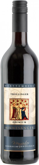 2019 Trollinger Premium, Minnesänger feinherb - Horrheim-Gündelbach