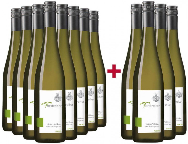 8+4 2020 Ried Rosengarten Grüner Veltliner trocken Paket - Weingut Forstreiter