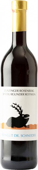 2015 ZunZinger Rosenberg Spätburgunder Rotwein trocken - Weingut Dr. Schneider