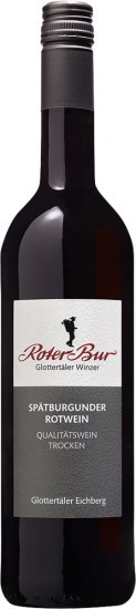 Spätburgunder klassisch - Schwarzwald rot gefärbt - Roter Bur Glottertäler Winzer