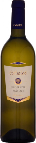 2018 Siegerrebe Spätlese süß - Weingut Schales