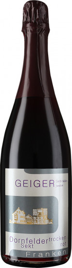 2021 Dornfelder Sekt Thüngersheimer Ravensburg trocken - Weingut Gebr. Geiger jun. 