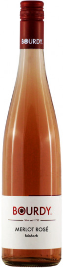 2023 Merlot Rosé feinherb - Weingut Bourdy