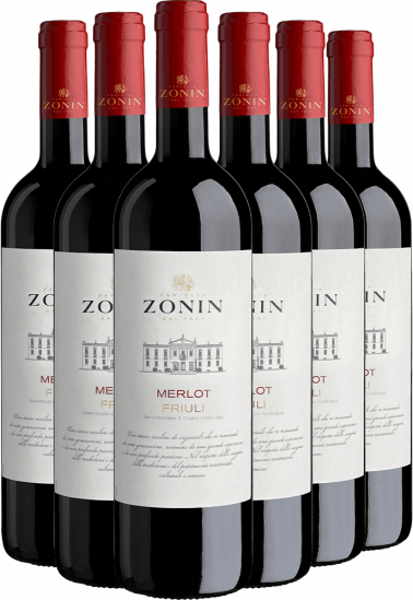 6er Paket Merlot Friuli Aquileia DOC - Casa Vinicola Zonin