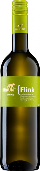 2024 { Flink Riesling trocken - Familienweingut Braun