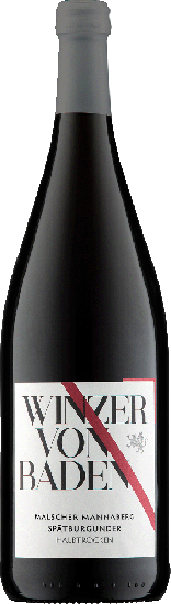 Spätburgunder Malscher Mannaberg halbtrocken 1,0 L - Winzer von Baden