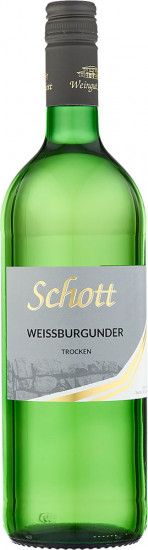 2022 Weißer Burgunder trocken 1,0 L - Weingut Schott