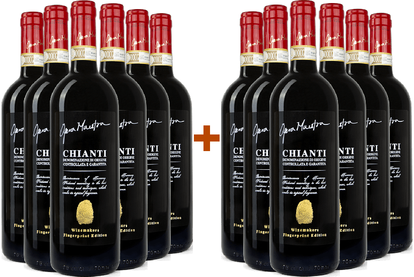6+6 Paket Opera Maestra Chianti DOCG - StraItalian Wine Farmers